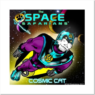 The Space Safarians- Cosmic Cat Posters and Art